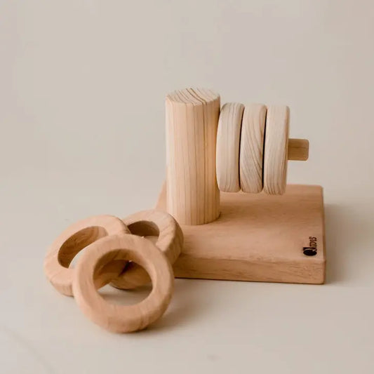 Qtoys Wooden Keepsake First Birthday Set