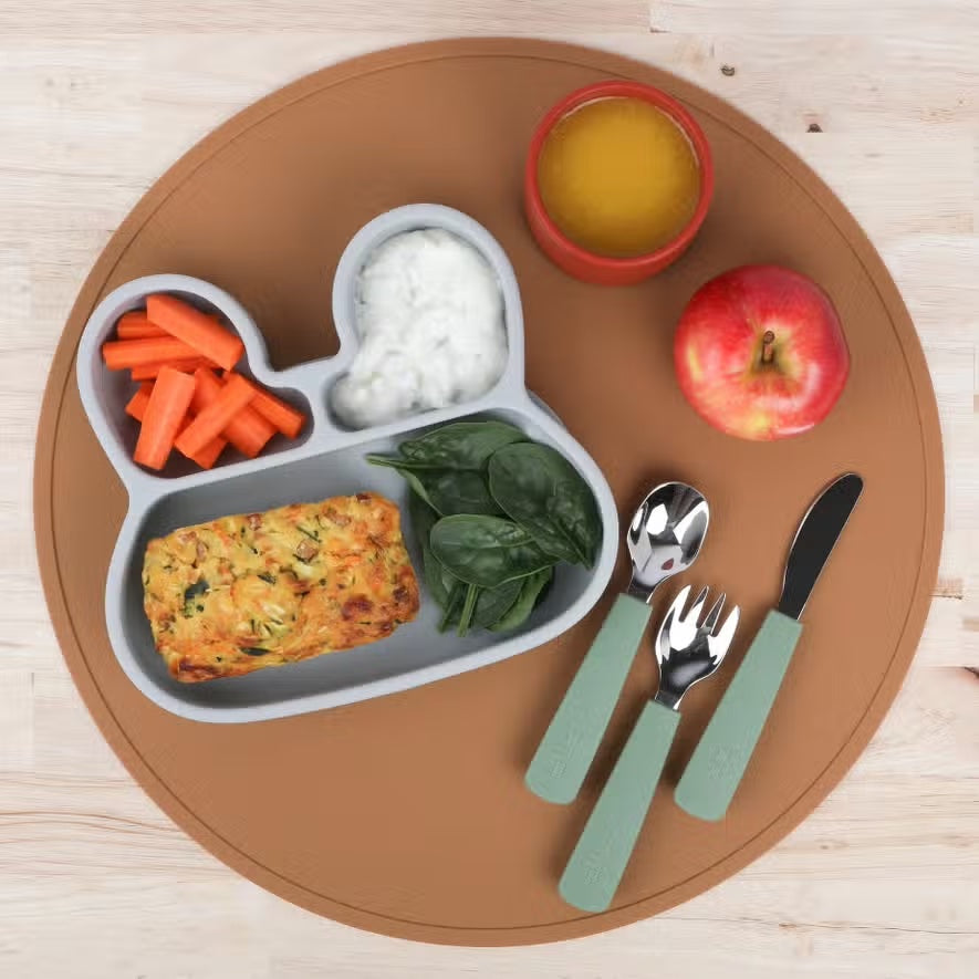 We Might Be Tiny Toddler Feedie® Cutlery Set - Sage