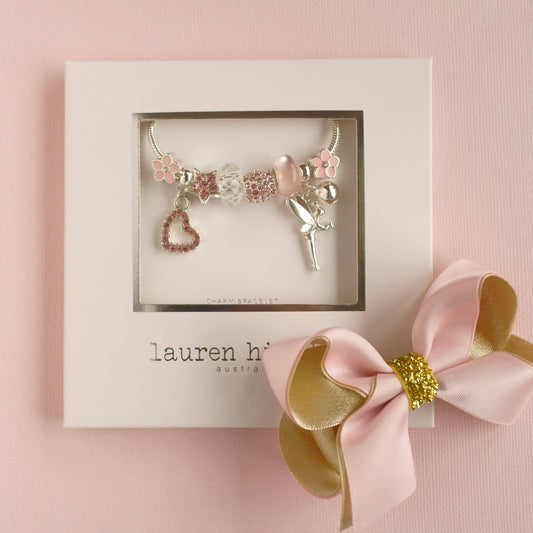 Charm Bracelet - Fairy in Pink