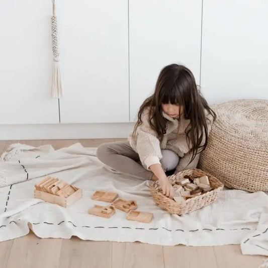 Qtoys Wooden Writing and Counting Trays