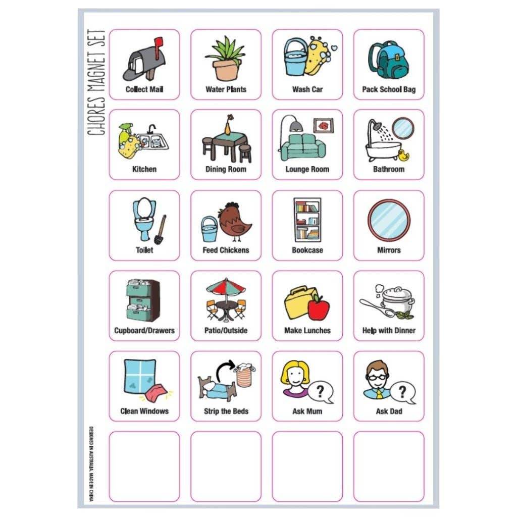 Chore Chart Set (A4)