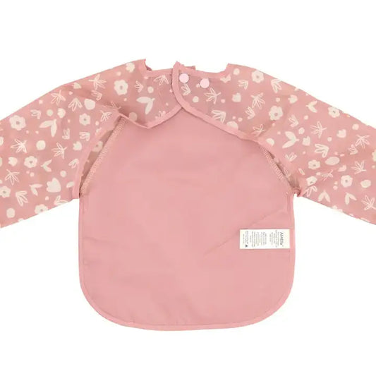 All4Ella Long Sleeve Waterproof Bib - Dusty Pink