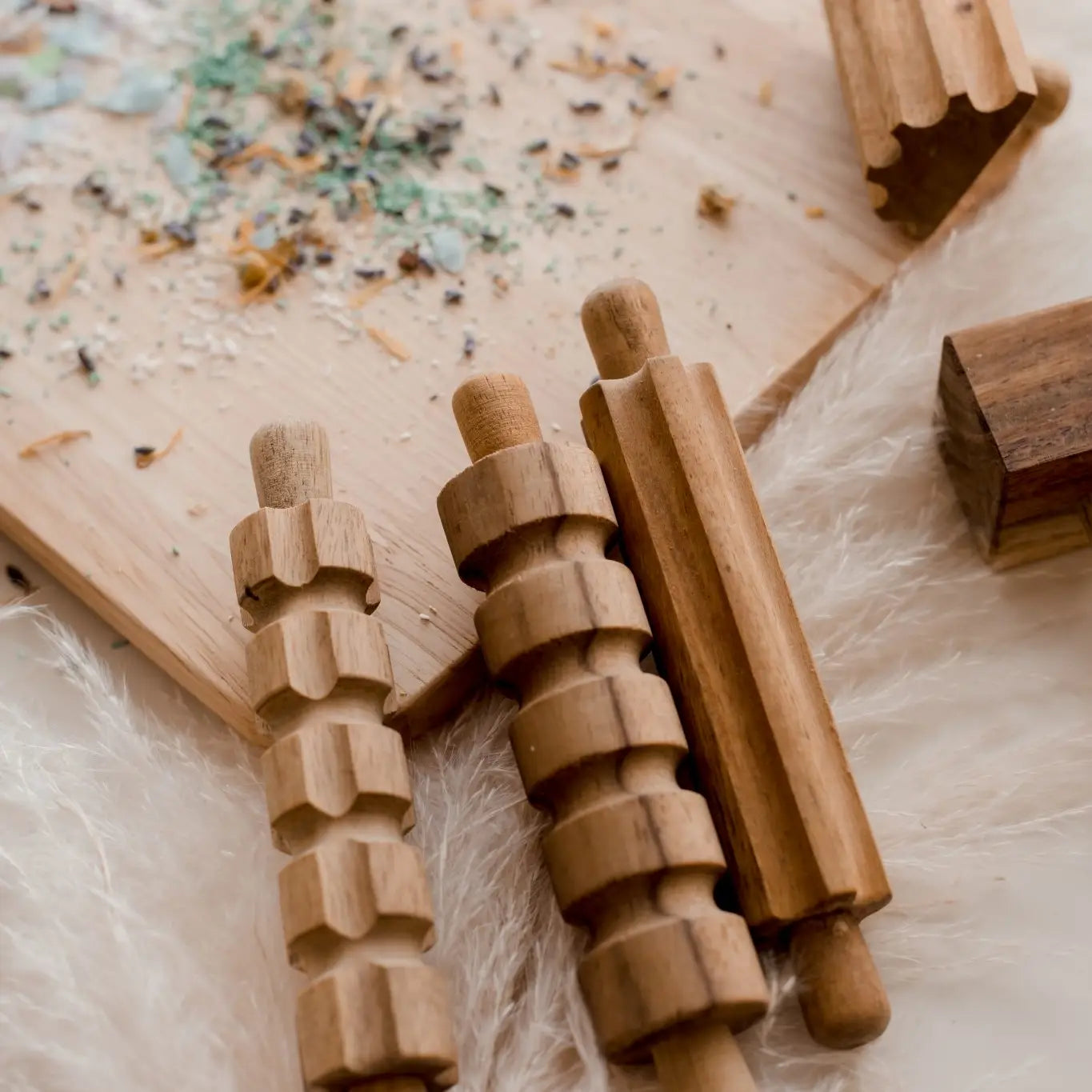 Qtoys Wooden Play dough kit
