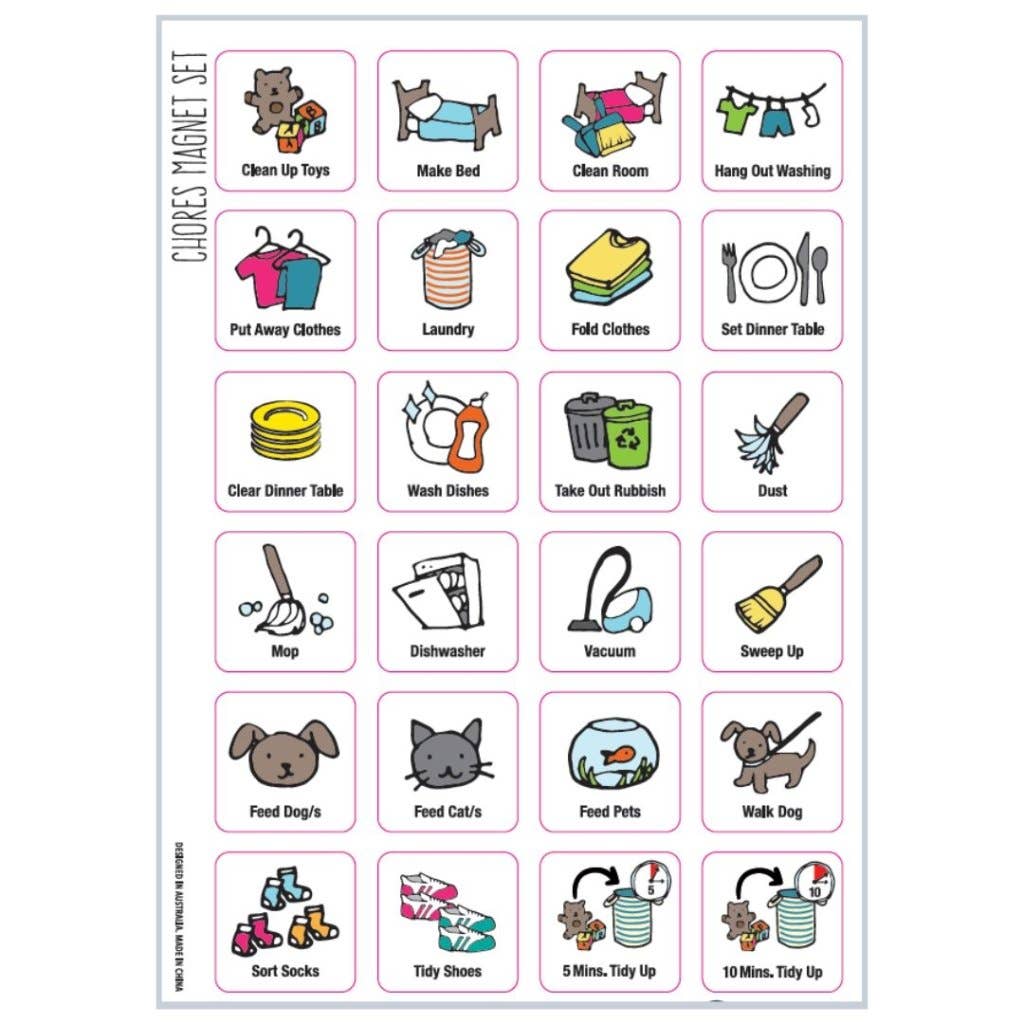 Chore Chart Set (A4)