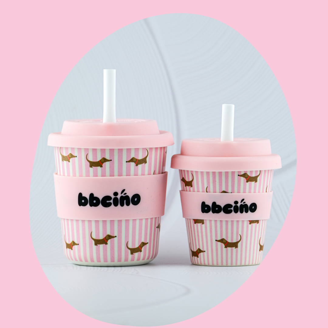 BBcino Cup Dash in Pink; BambinoCino 240ml