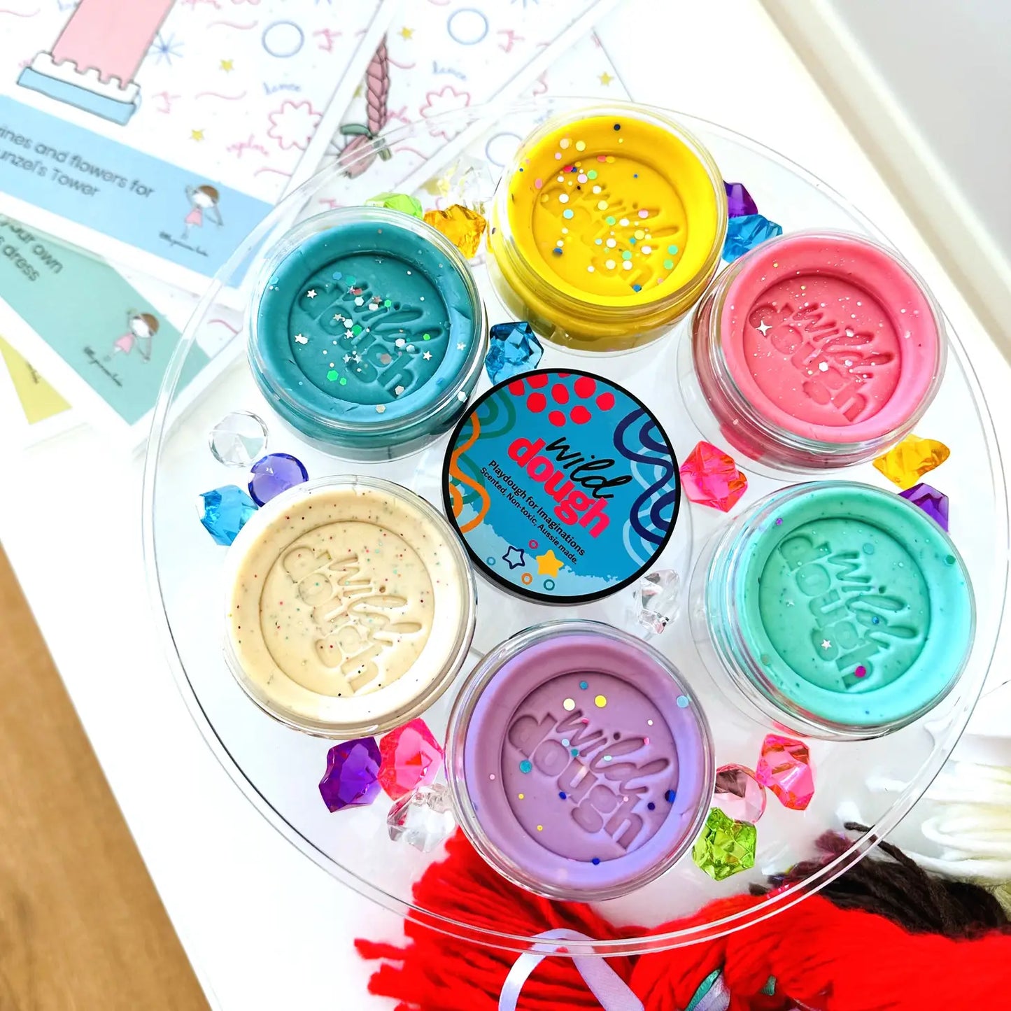Wild Dough Ice Queen Playdough - Glitter 280g