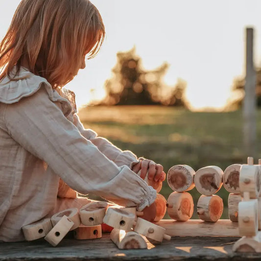 Qtoys Wooden Tree construction set 40 pcs