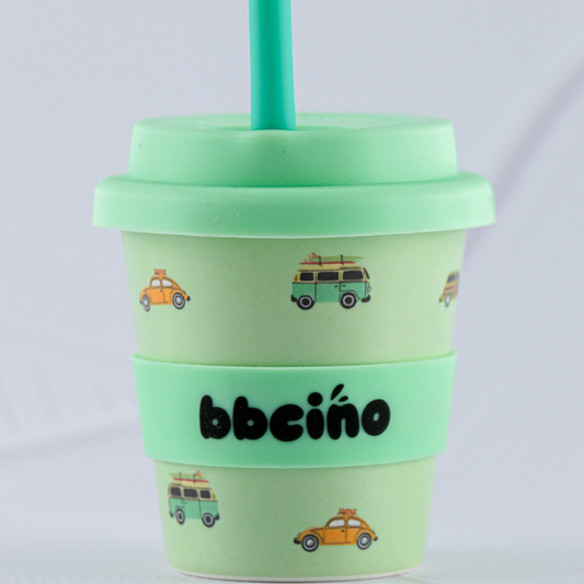 BBcino Cup - Ay, CAR-amba in Green 120ml