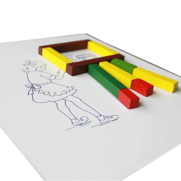 Qtoys Wooden Cuisenaire Learning Rods