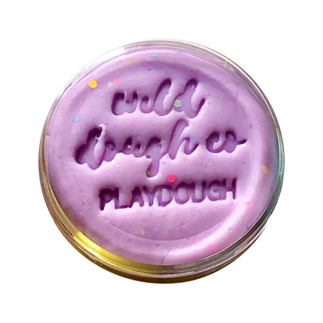 Wild Dough Party Purple Playdough - Glitter 280g