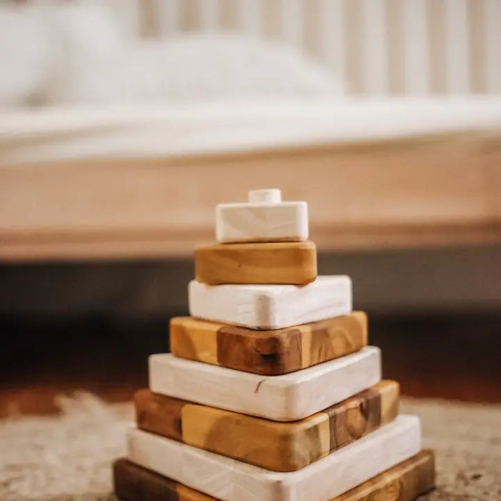 Qtoys Wooden Stacking Triangle