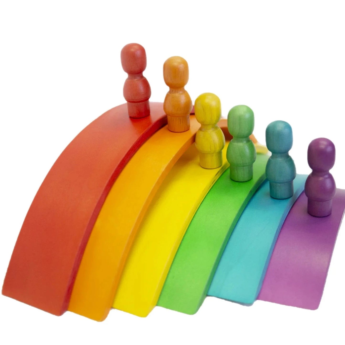 Qtoys Wooden Rainbow Arch set
