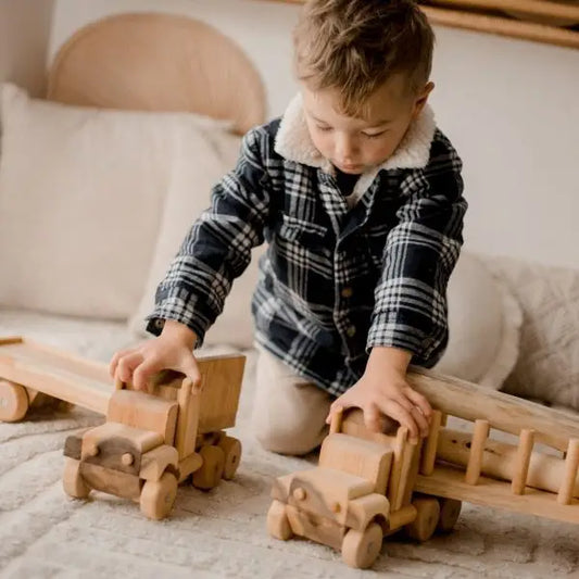 Qtoys Wooden Log Truck