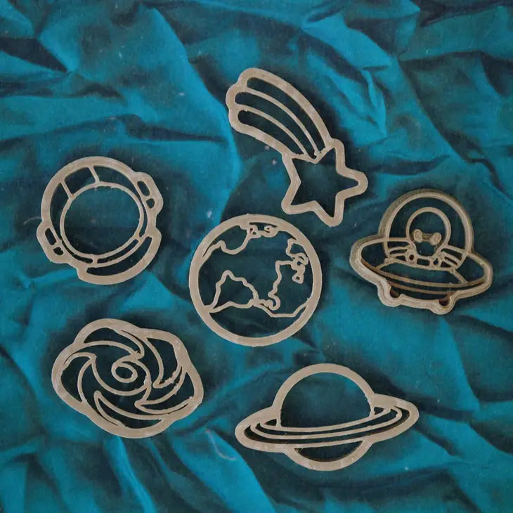 Mini Outer Space Eco Cutter - Set of 6