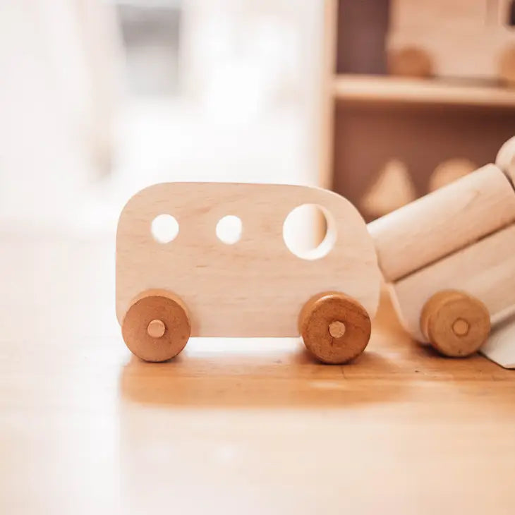 Qtoys Wooden Vehicle Play set