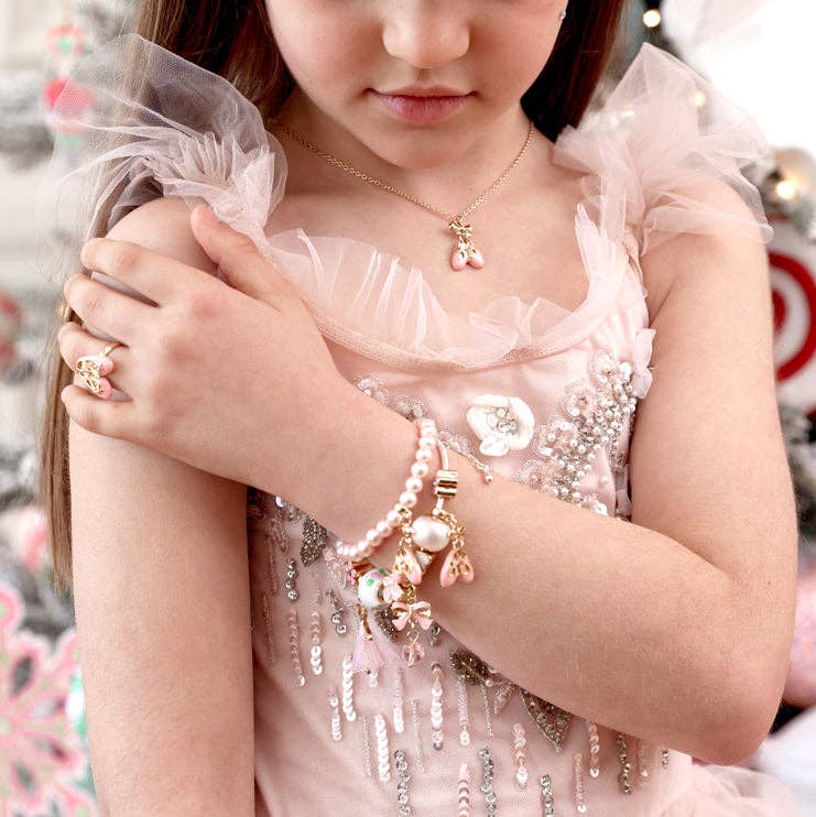 Charm Bracelet Bella Ballerina in Pink