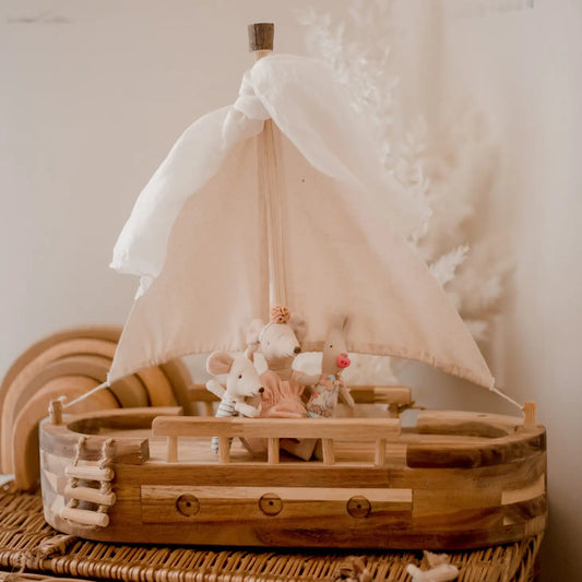 Qtoys Wooden Adventure Ship