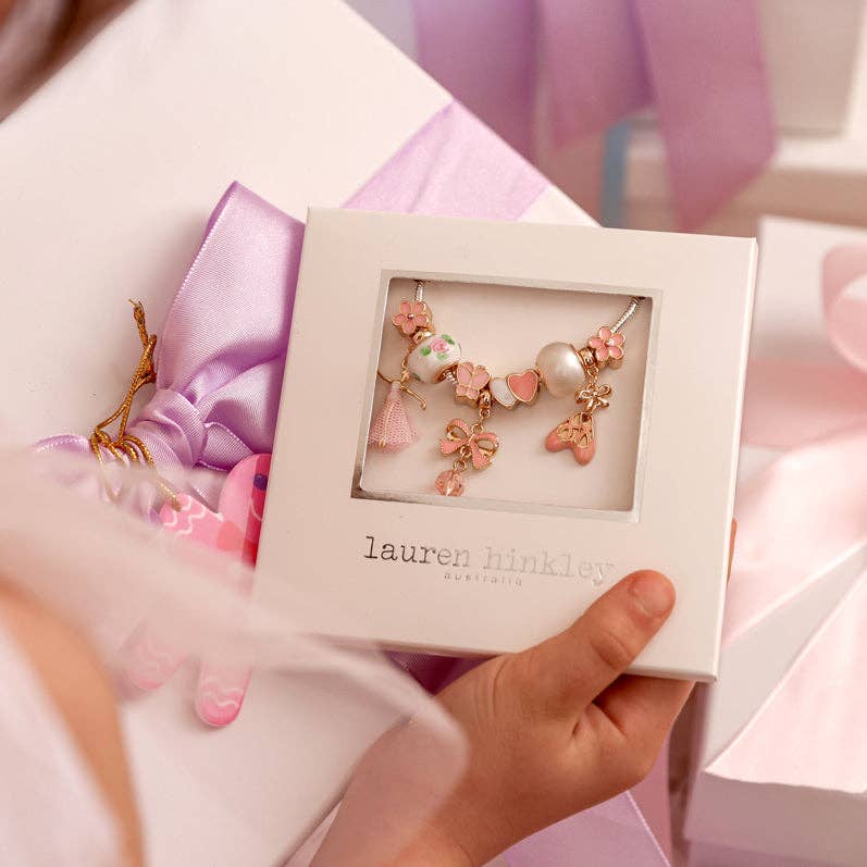 Charm Bracelet Bella Ballerina in Pink