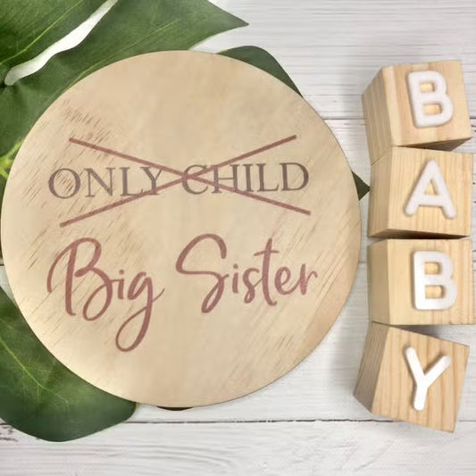 Only Child To Big Sister Disc announcement