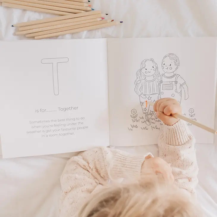 Mindful and Co Kids Abcs of Mindfulness Book - Coral