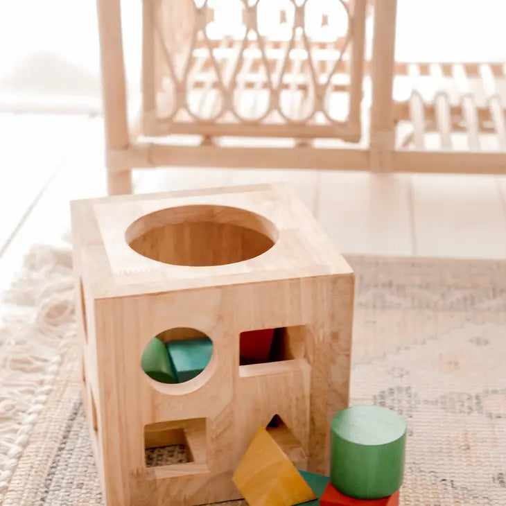 Qtoys Wooden Shape Post Box