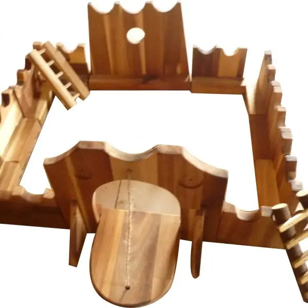 Qtoys Wooden Jumbo Castle Building Set