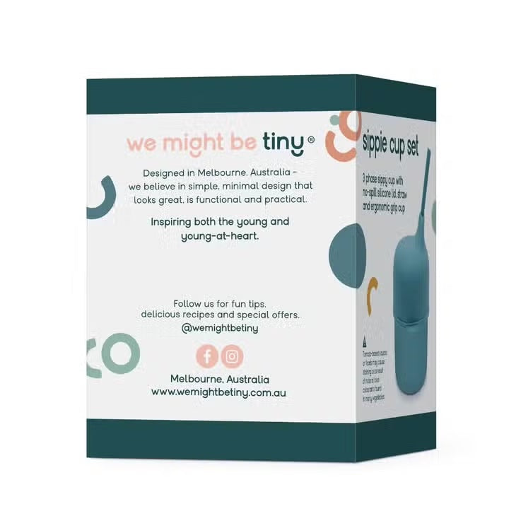 We Might Be Tiny Sippie Cup Set - Sage