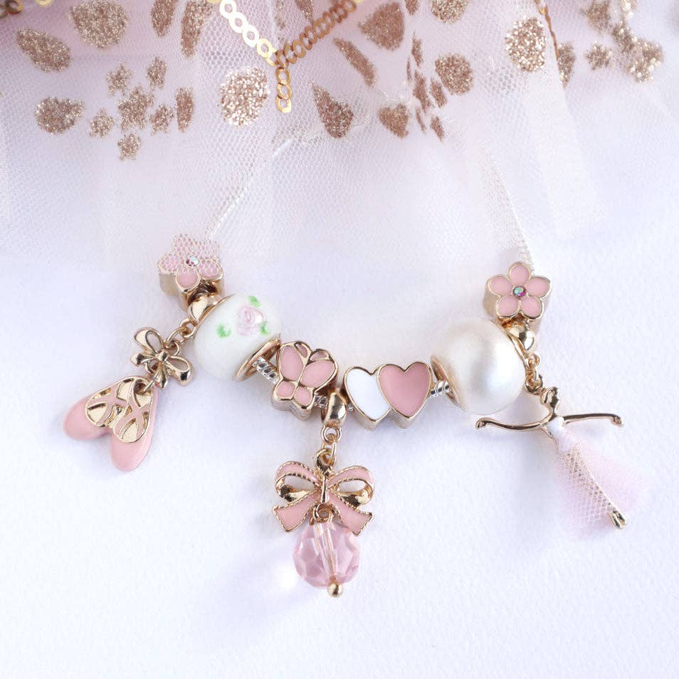 Charm Bracelet Bella Ballerina in Pink