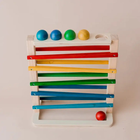 Qtoys Wooden Track a ball rack
