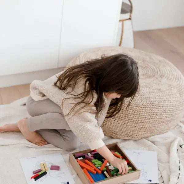 Qtoys Wooden Cuisenaire Learning Rods