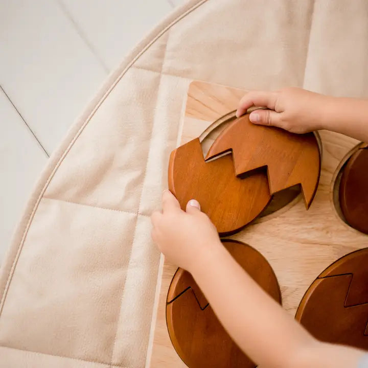 Qtoys Wooden Dino Hatching Eggs Puzzle
