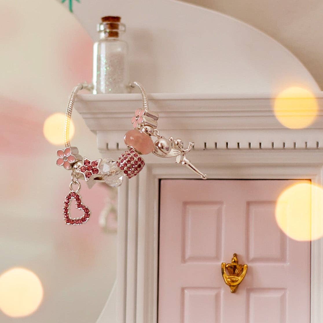 Charm Bracelet - Fairy in Pink
