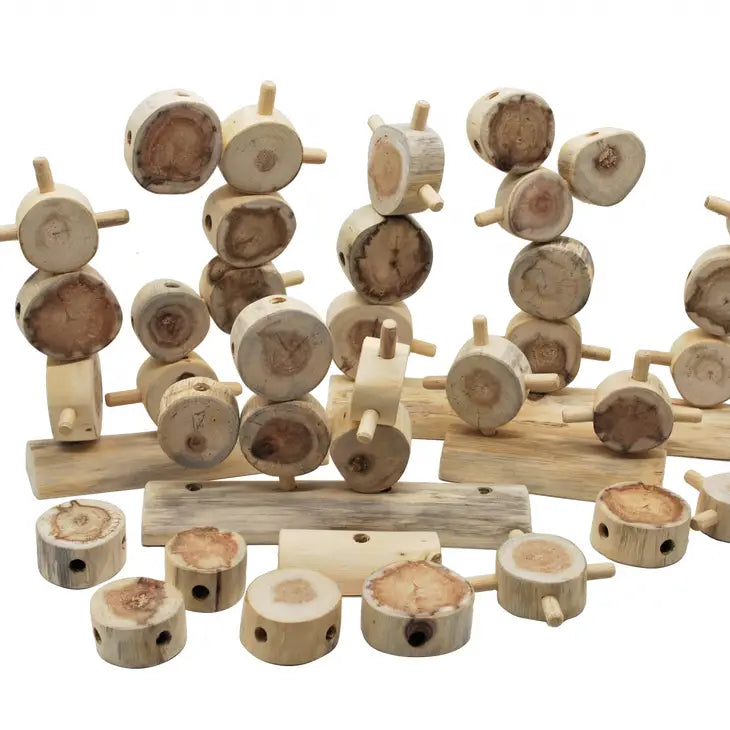 Qtoys Wooden Tree construction set 40 pcs