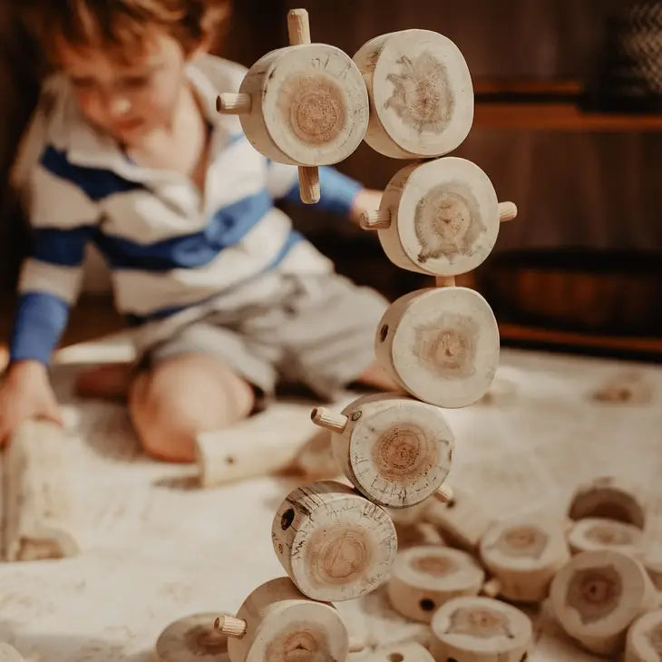 Qtoys Wooden Tree construction set 40 pcs