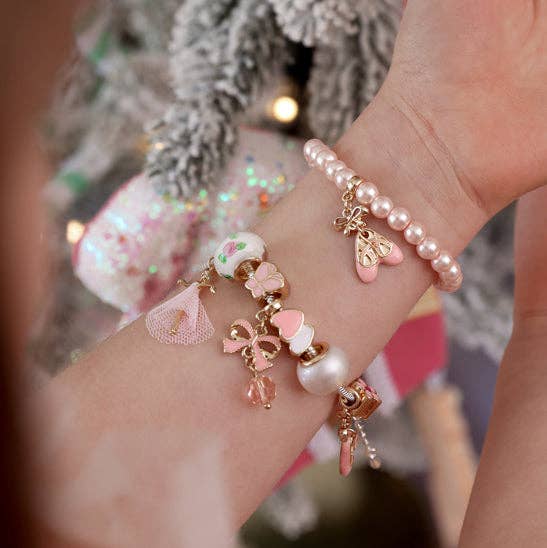 Charm Bracelet Bella Ballerina in Pink