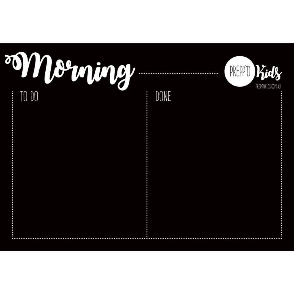 Before & After School Routine Chart (A4)
