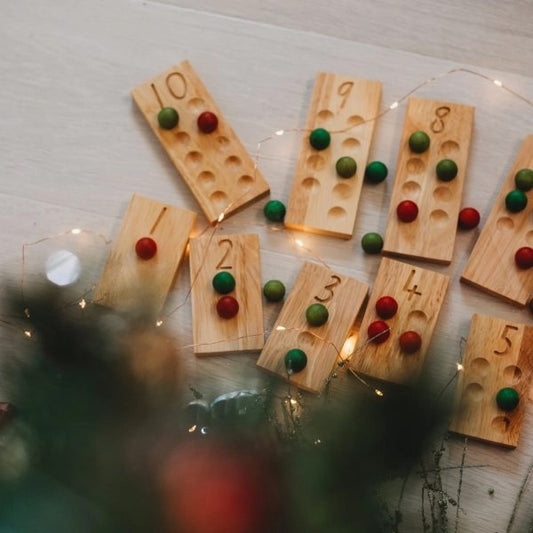 Qtoys Wooden Counting and Maths Set