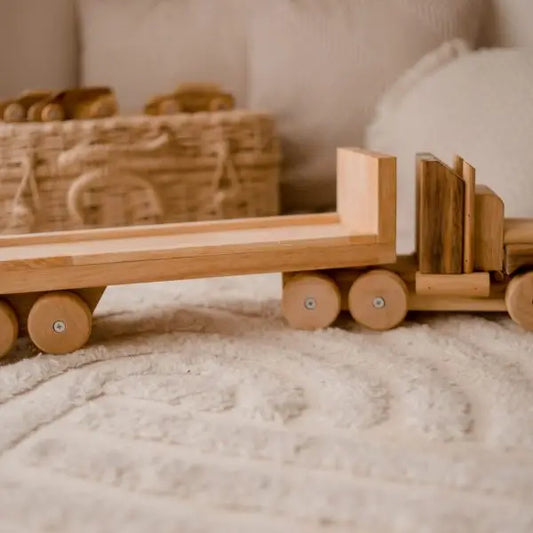 Qtoys Wooden Flat Back Truck