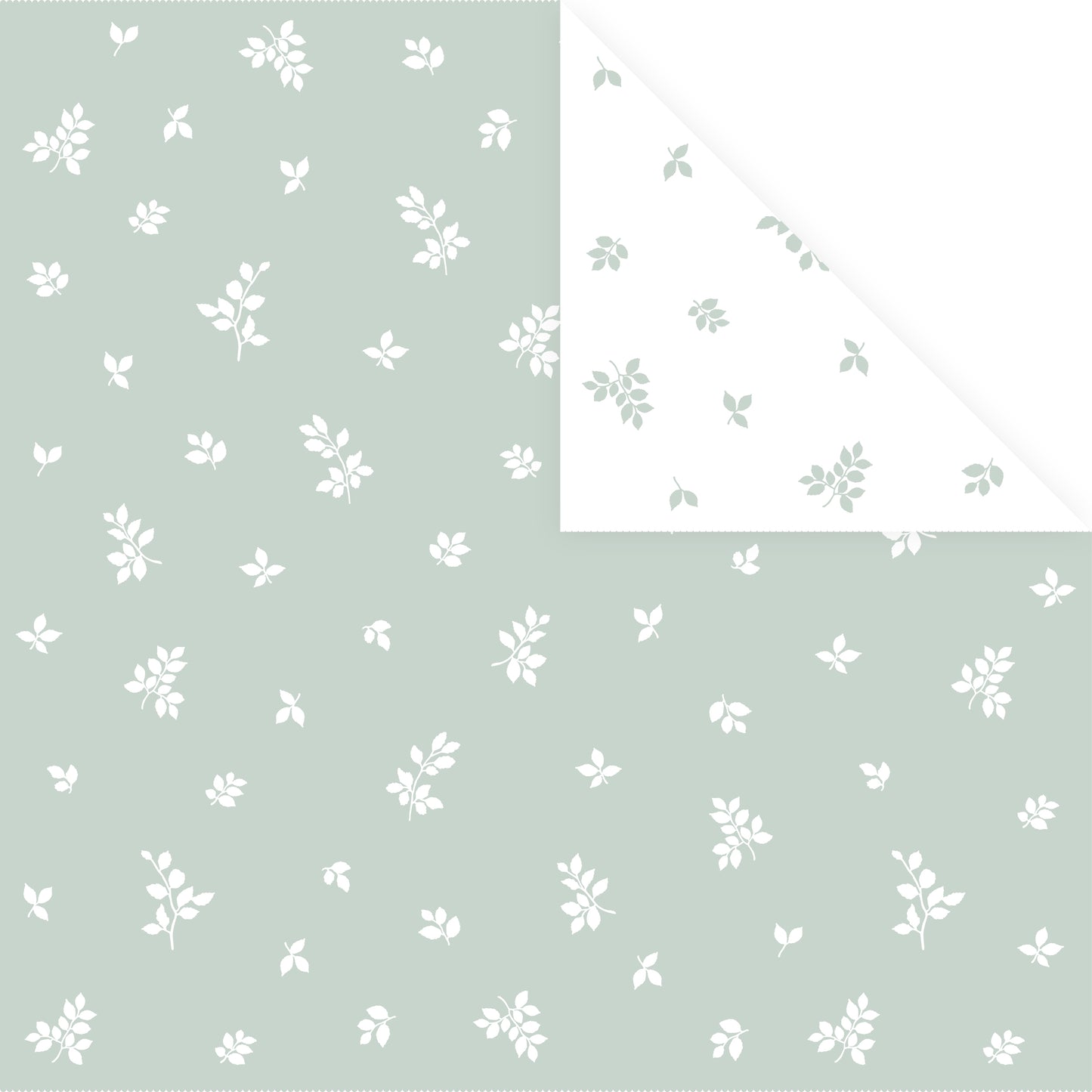 Knitted Reversible Blanket - Sweet Sage