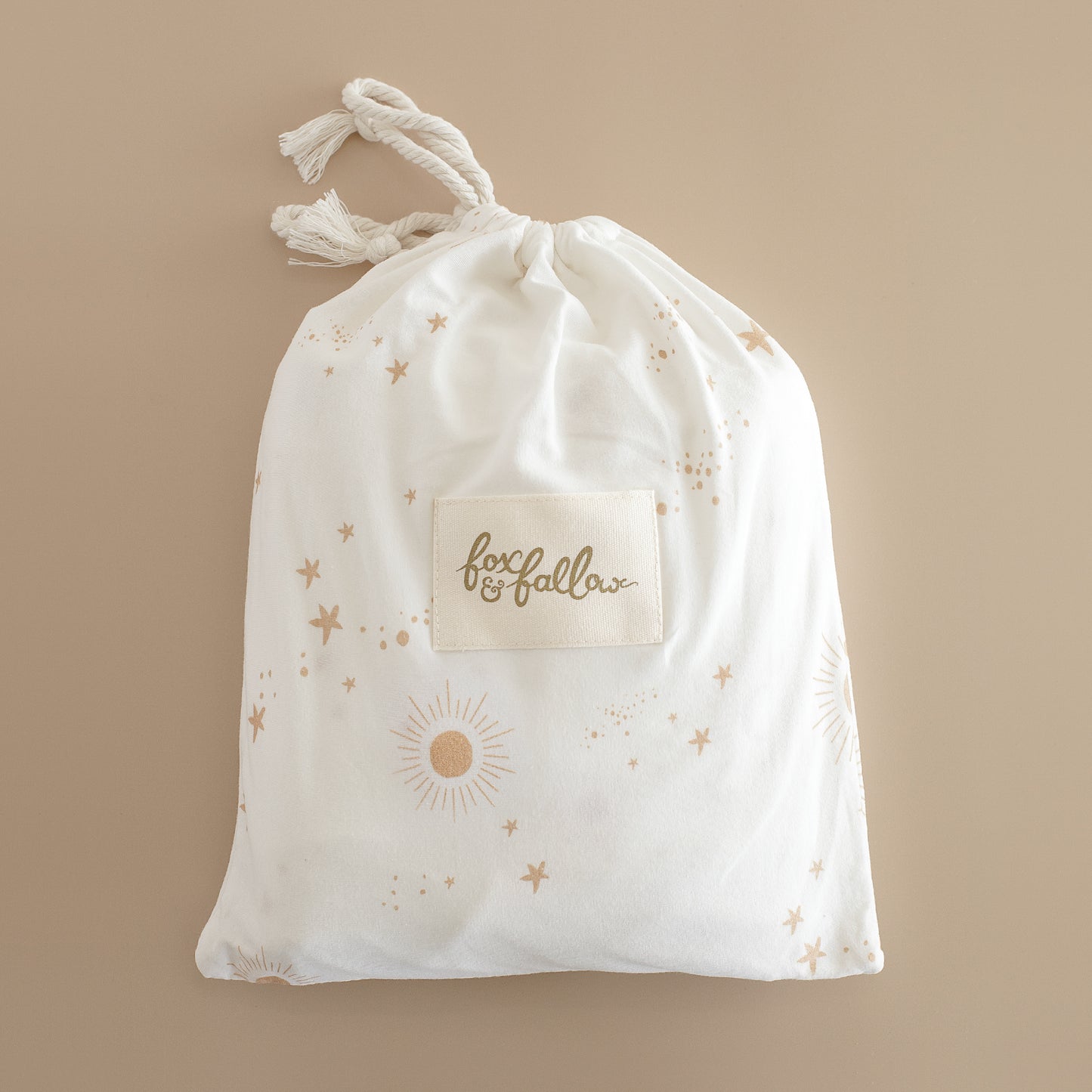 Organic Fitted Cot Sheet - Constellation