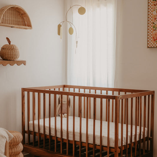 Organic Fitted Cot Sheet - Constellation