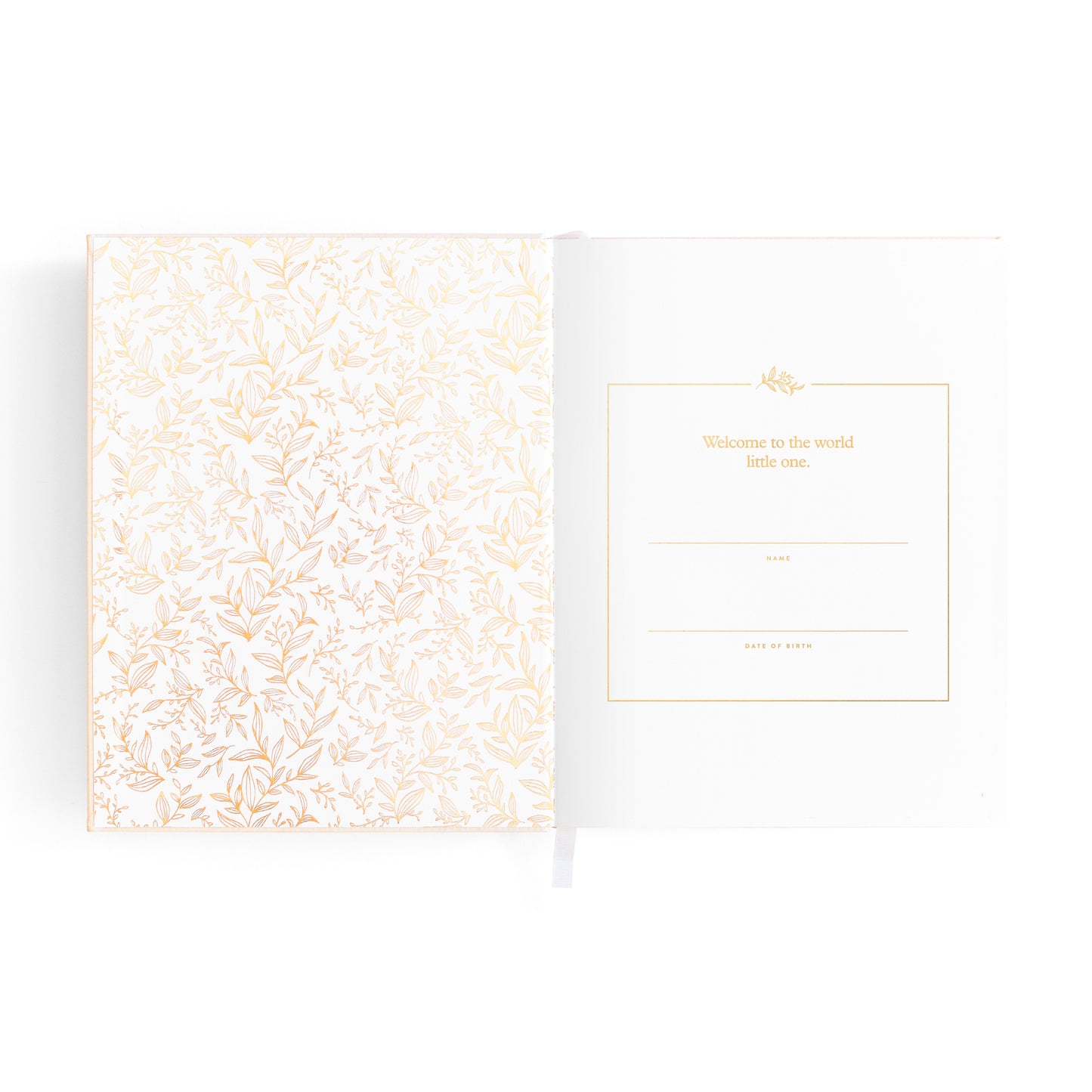 Mini Baby Book Keepsake - Oatmeal