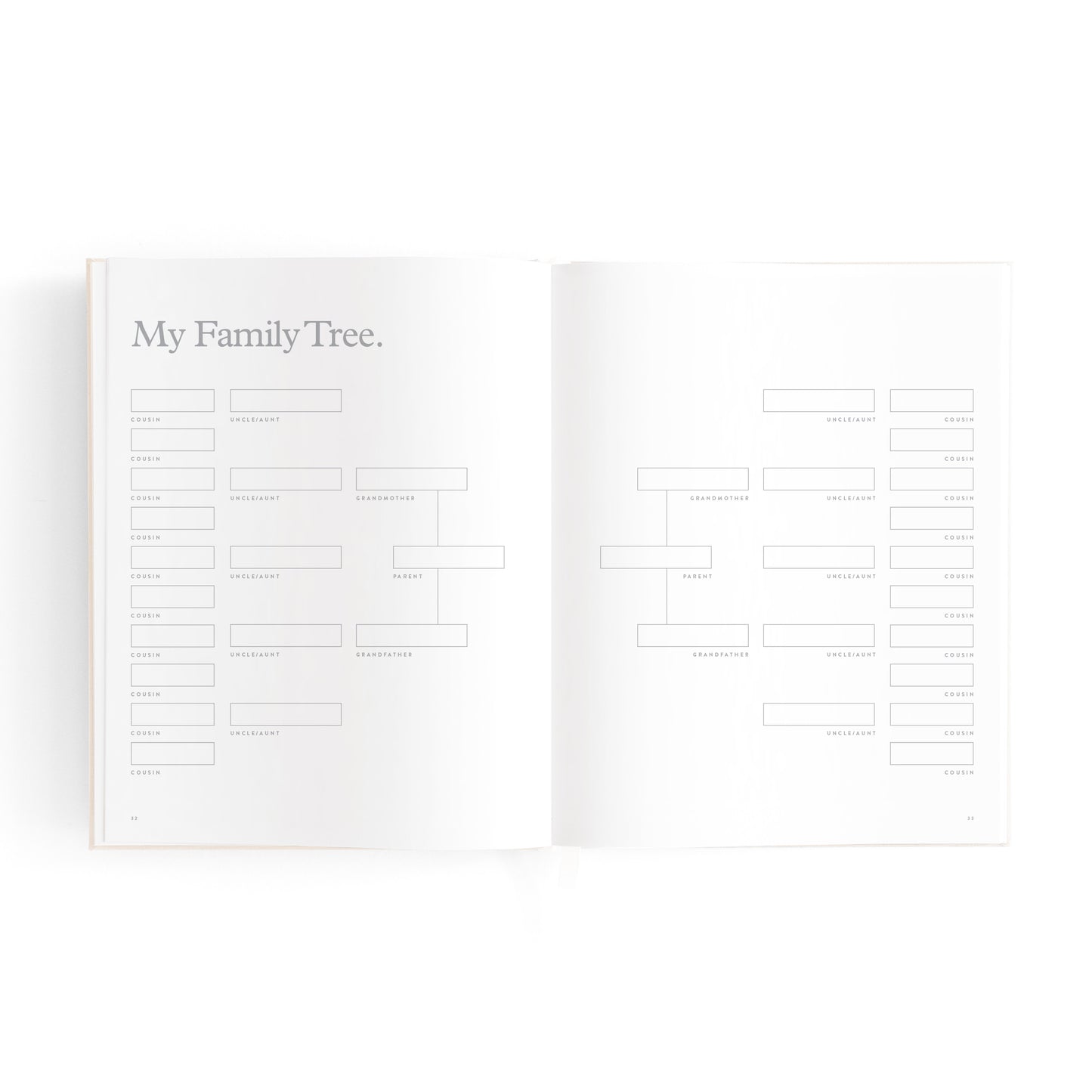 Mini Baby Book Keepsake - Oatmeal