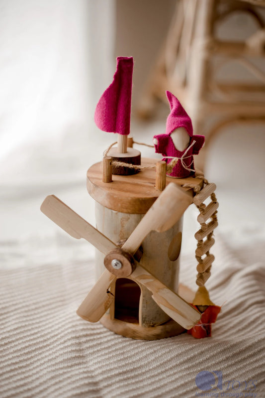 Qtoys Wooden Windmill