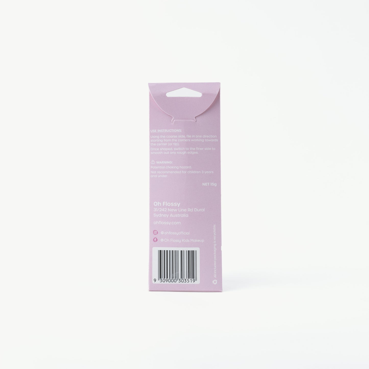 Oh Flossy Kids Nail Files - 2 Pack