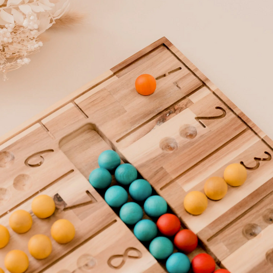 Qtoys Wooden Natural Counting Board