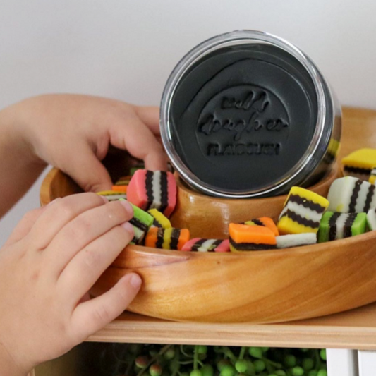 Wild Dough Galaxy Black Playdough - Glitter 280g