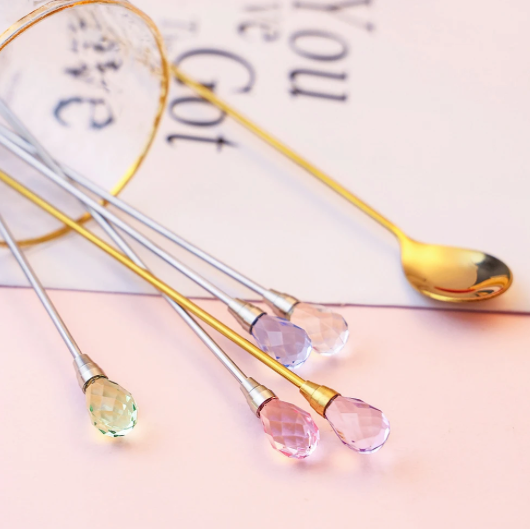 Gem Stone Potion Stirring Spoon