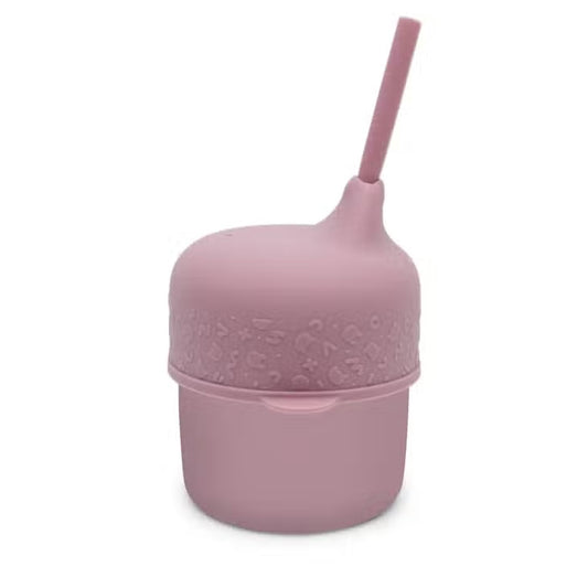 We Might Be Tiny Sippie Cup Set - Dusty Rose