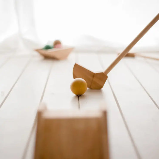 Qtoys Wooden Mini Golf Set